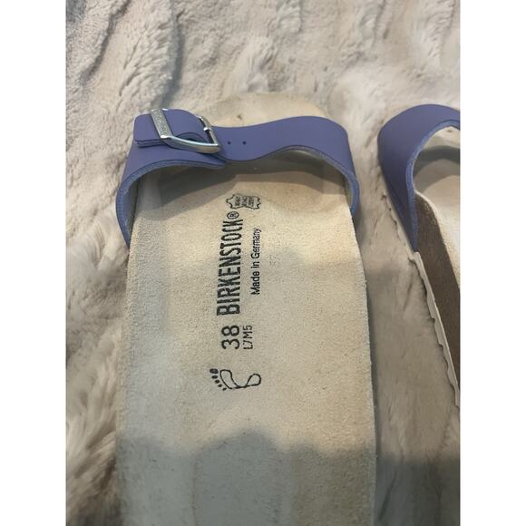 Birkenstock Madrid Sandals - Size 38 - Purple Leather - Made in Germany - US 8 - Picture 2 of 7